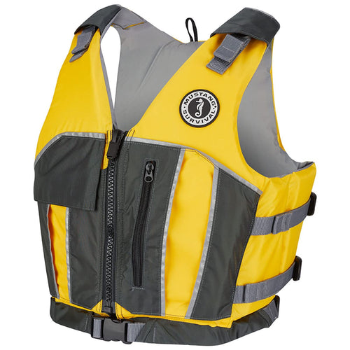 Reflex Foam Vest Mustang Survival - Yellow/Gray, Medium/Large