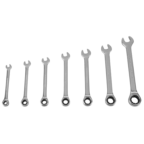W1089 Performance Tool 7pc Met Ratcheting Wrench Set