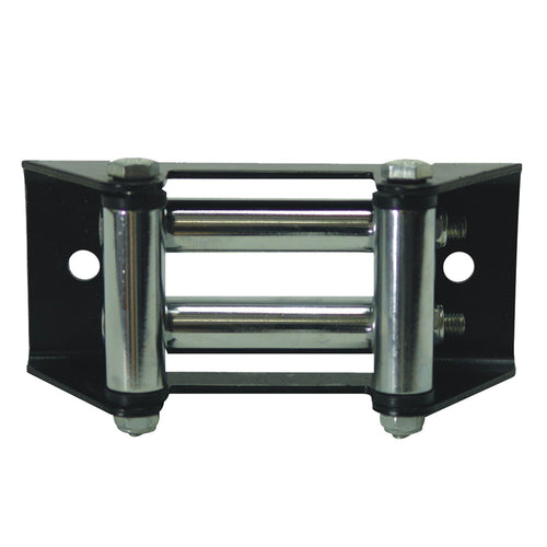 Mile Marker Replacement WH-4 Black & Silver Roller Fairlead for SEC4500 - For Winches 4500 Pounds Only - Heavy Duty Construction - Reliable Operation in Industrial Applications