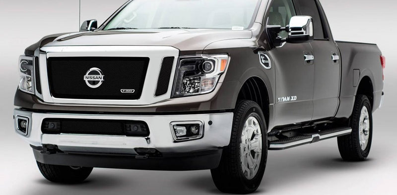 T-Rex Upper Class Black 51785 T-Rex Nissan Titan Blk Mesh Grille