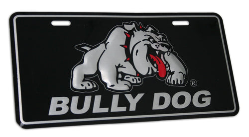 Embossed Bully Dog License Plate PR7010
