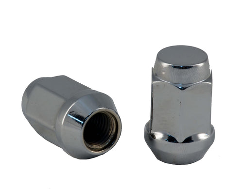1/2 Bulge Acorn Lug Nut Chrome Rocket Racing Wheels C1704H 3/4 Hex
