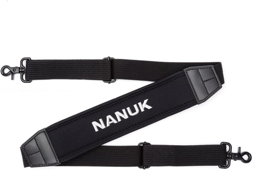 NANUK Shoulder Strap Adjustable, 57.5" – Heavy-Duty, Padded with Non-Slip AirCell Cushioning – Black