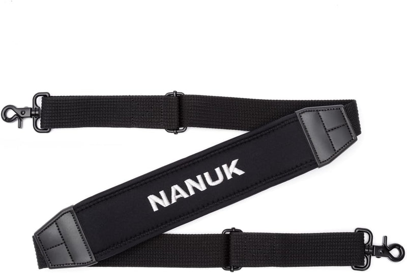 NANUK Shoulder Strap Adjustable, 57.5" – Heavy-Duty, Padded with Non-Slip AirCell Cushioning – Black