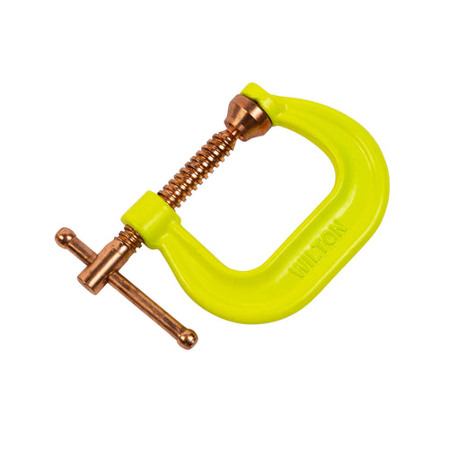 Wilton Hi-Vis Spark-Duty C-Clamp, 2-1/8" Opening, 2-1/4" Throat, 3500 Lbs. Clamping Force (Model 402CS)
