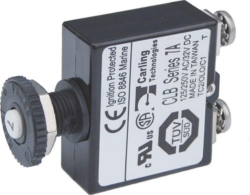Circuit Breaker Blue Sea Systems 2131 Push BUT ST 7A