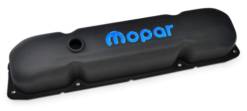 ProForm B/RB-Series Valve Cover, Tall, Baffled, Breather Hole, Steel, Black Crinkle, Pair