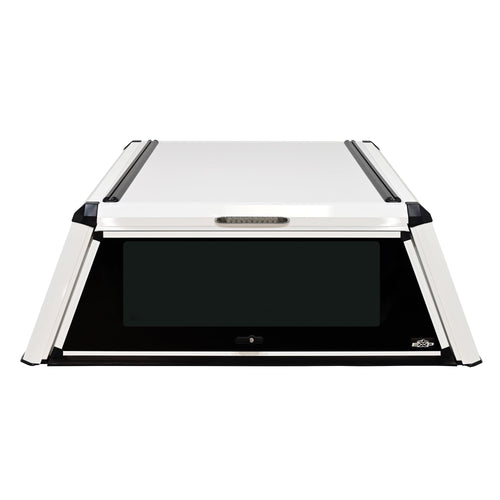 EXP Truck Cap Westin 16-14060S with Sliding Front Glass fits 2015-2026 F-150 5'.5" Bed Gloss White