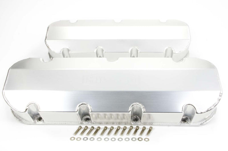 BBC Milodon Fabricated Aluminum Valve Cover without Holes