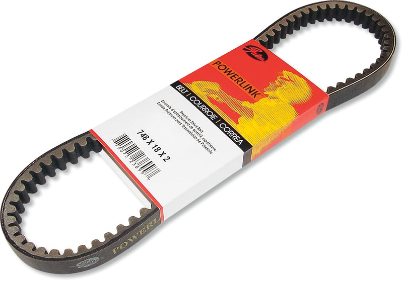 Gates Premium PL30508 PowerLink Continuously Variable Transmission (CVT) Scooter Belt, Black