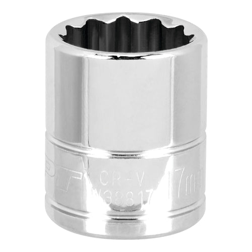 12-Point Socket Performance Tool W38817, 3/8-Inch Drive, 17mm