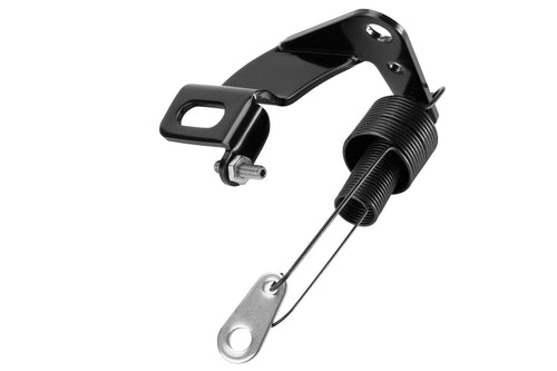 Black Finish Lokar XSRK-4000 Stainless Steel Carburetor Bracket and Spring