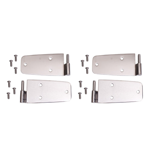 Rugged Ridge Hinge Kit Door for Jeep CJ/Wrangler YJ | Stainless Steel, | 11113.01 | Fits 1976-1986 Jeep CJ; 1987-1993 Jeep Wrangler YJ
