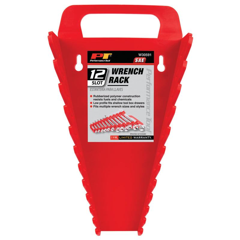 12 Slot SAE Wrench Rack Performance Tool W30591