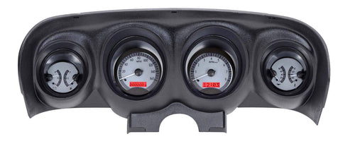1969 Ford Mustang Restoration Performance VHX System, Silver Face - Red Display