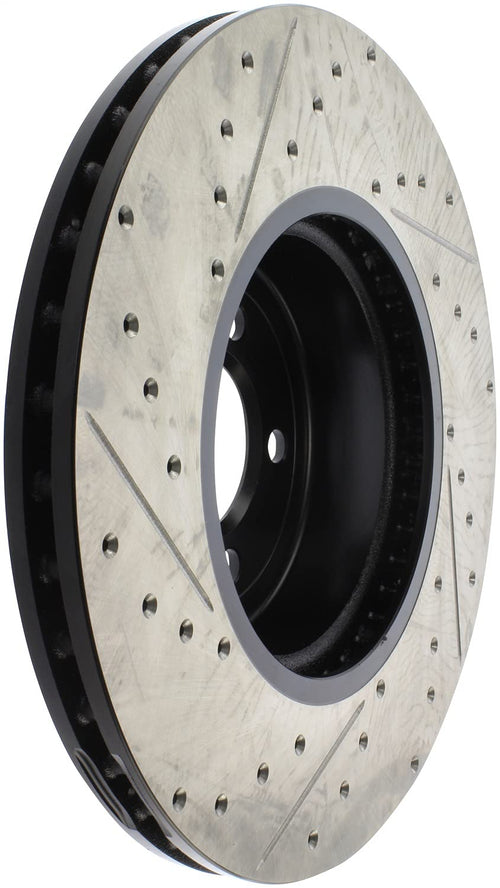 Sport Drilled/Slotted Brake Rotor StopTech 127.34144L (Front Left), 1 Pack