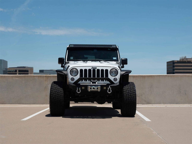 Front Fendor Flares Road Armor RDA507AFF0B Fits Jeep Wrangler