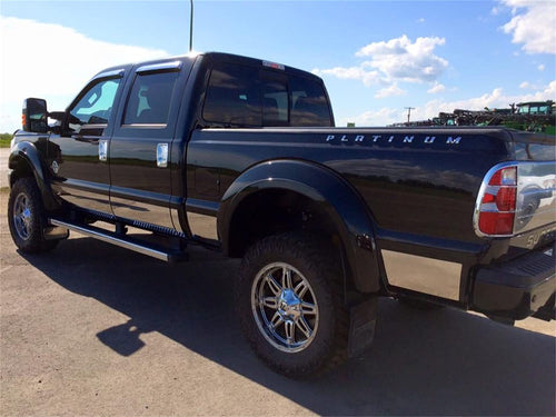 Rocker Panel Molding Innovative Creations Inc T4152-304M Stainless Steel 4 1/2 in. Width 12 pc. Fits Between Lower Body Lines