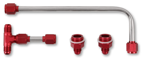 34-600RQFT Quick Fuel Dual Feed Fuel Line #6AN (Red)