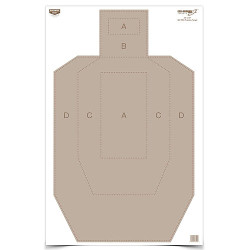 Eze-Scorer Birchwood Casey Target, IPSC Practice Paper, 23X35, 100 Targets 37025, UPC : 029057370256