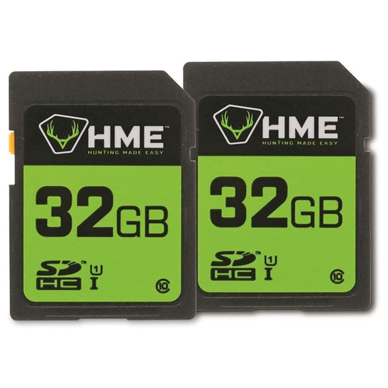 Compact HME SD Cards - Durable Reliable High-Speed Memory Cards Compatible with SDHC Slot Devices, 32GB - 2 Pack