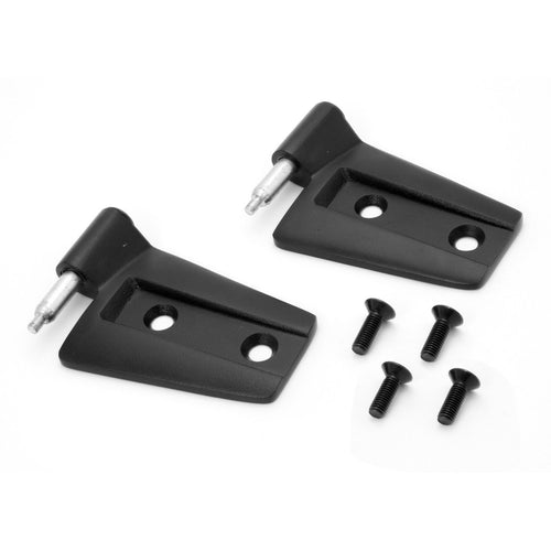 Jeep Wrangler JK Rugged Ridge Door Hinge Kit | Steel, Black | 11202.23 | Fits 2007-2018 Jeep Wrangler JK