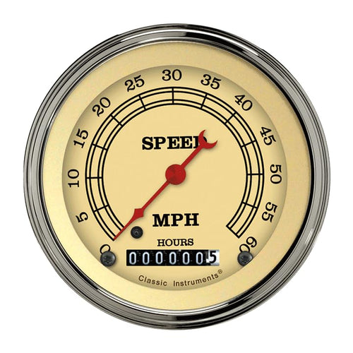 Low Speed Vintage Series Classic Instruments Speedometer