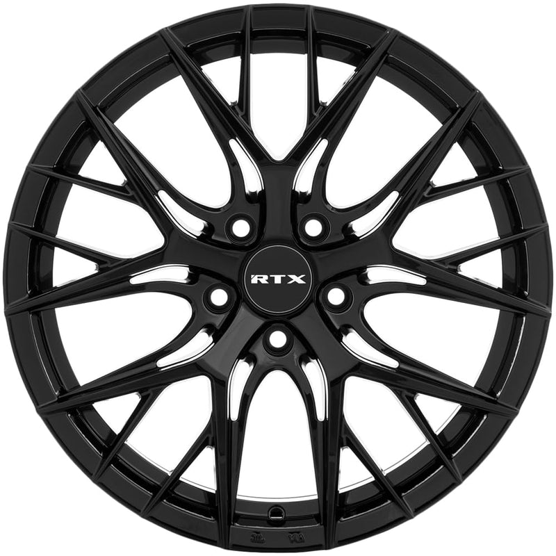 Custom RTX Valkyrie Wheel - 18x8, 40 Offset, 5x114.3 Bolt Pattern, 73.1mm Hub - Gloss Black Rim