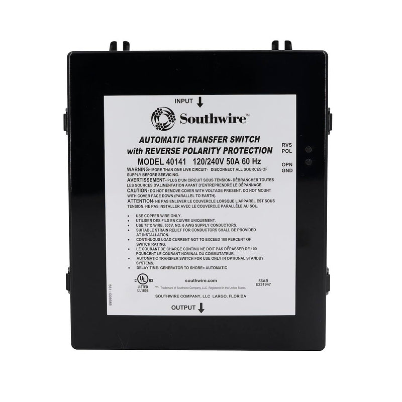 Reverse Polarity 50A Transfer Switc