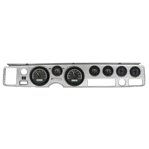 Dakota Digital 70-81 Pontiac Firebird Dash Analog Gauge Cluster Kit Black Alloy White VHX-70P-FIR-K-W
