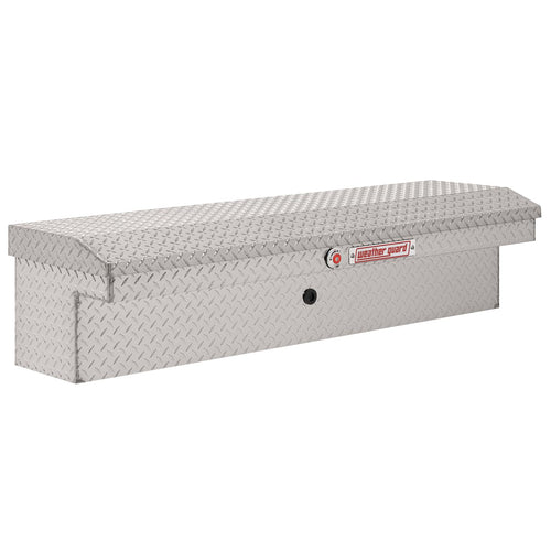 Weather Guard 56in Low Profile Model 178-0-04 Lo-Side Box, Aluminum, Clear, 4.0 cu ft