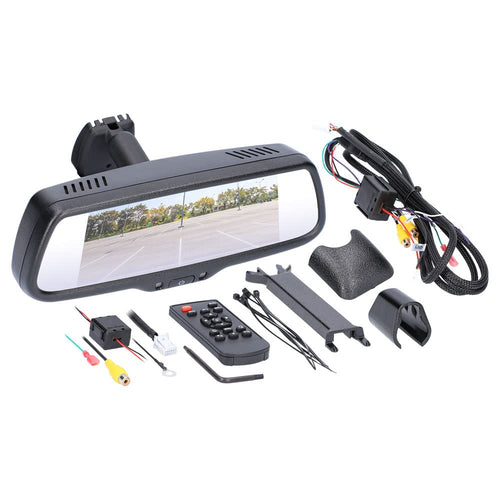 7 Inch iBeam Mirror/Monitor Single View with 3-Inputs - Universal