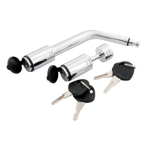Steel TOWSMART Boomerang Bent Trailer Hitch Pin and Coupler Lock Security Kit, 1/2 in. and 5/8 in. Diameter Pin, Fits 1-1/4 in. and 2 in. Receivers