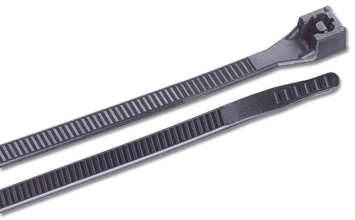 Cable Tie Ancor 199211, Standard, 11", Black, 100pc/bag