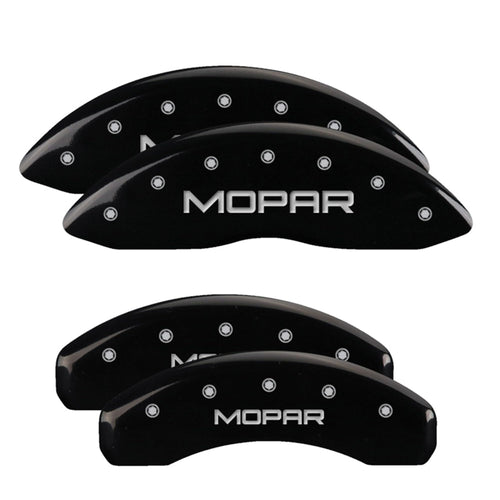 Brake Caliper Covers MGP Compatible with 2020+ Gladiator (Black - Mopar)