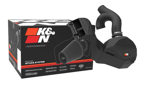Cold Air Intake System K&N: High-Flow Air Filter, Increase Performance & Towing: Compatible with 2015-2025 FORD Expedition, F150, F150 Raptor, 63-2617