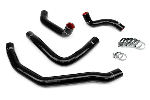 Black HPS 57-1500-BLK Silicone Rear Radiator Coolant Hose Kit