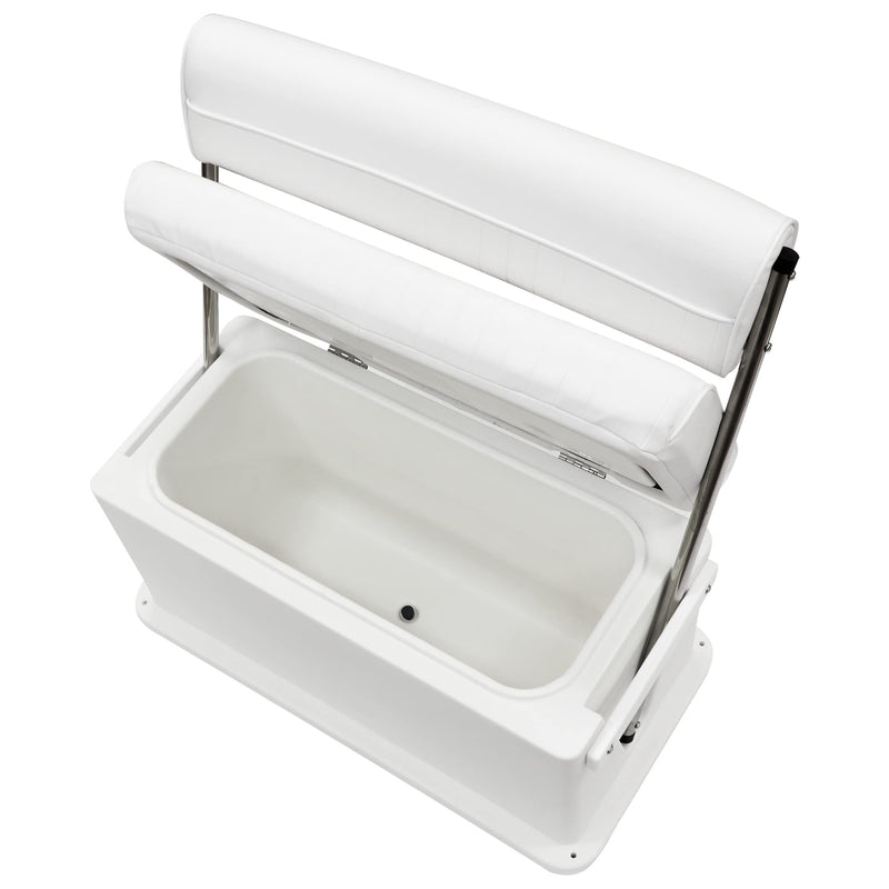 Offshore 8WD437SS-784 Wise Cooler/Storage Seat, 62 Quart, Brite White
