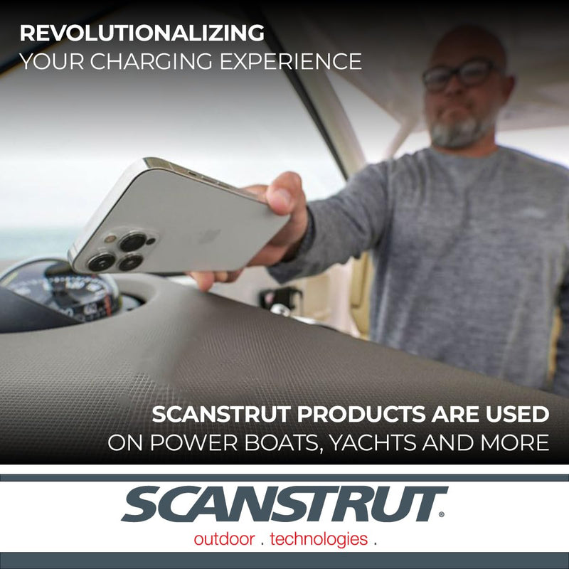 Scanstrut 15W SC-CW-2GT Waterproof Surface Wireless Charger 3-Coil