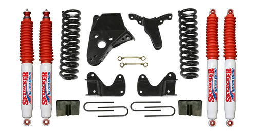 Suspension Lift Kit Skyjacker 136BHK-N w/Shock Nitro Shocks 6 in. Lift Incl. Front Springs Sway Bar End Link Kit Rear Block Rear U Bolt Kit