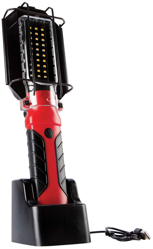 W2242 Performance Tool Super Bright 1,200 lumen Rechargeable LED Drop Light | Cordless LED Trouble Light with | Charging Base included