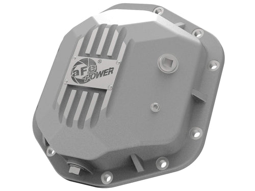aFe POWER Rear Differential Cover Street Series Raw w/Machined Fins - #46-71110A - Jeep Wrangler (TJ/JK) 97-18