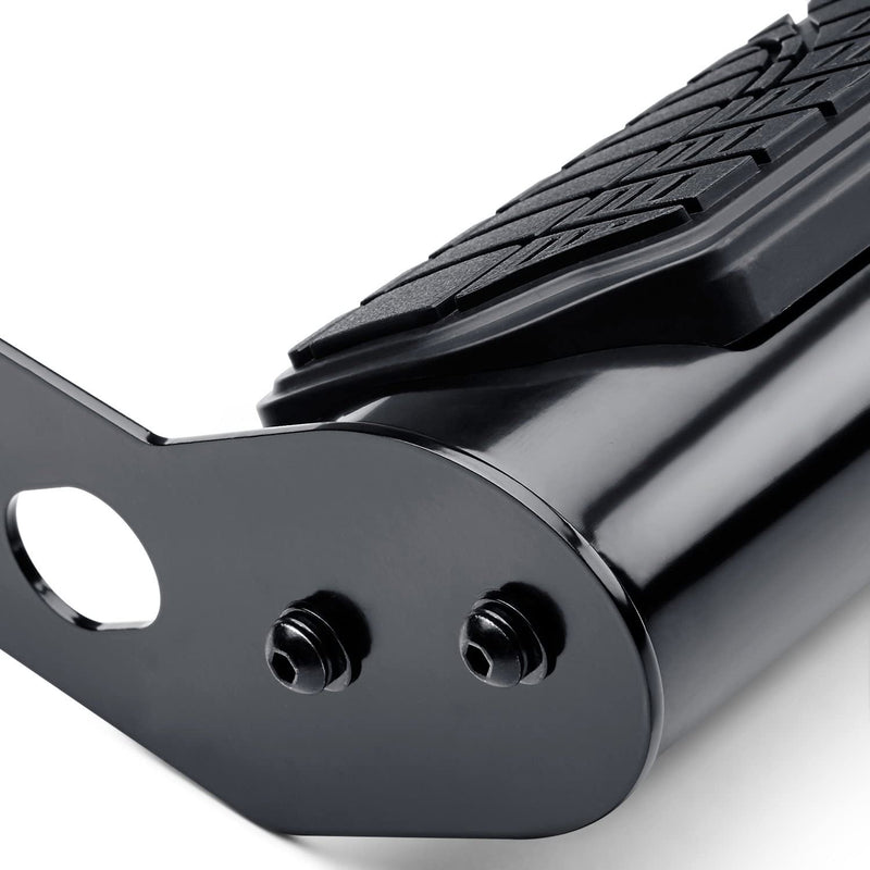 Steelcraft Universal Side Drop Step 4 in. Wide Round Tube Black Powdercoat 200010 Side Drop Step
