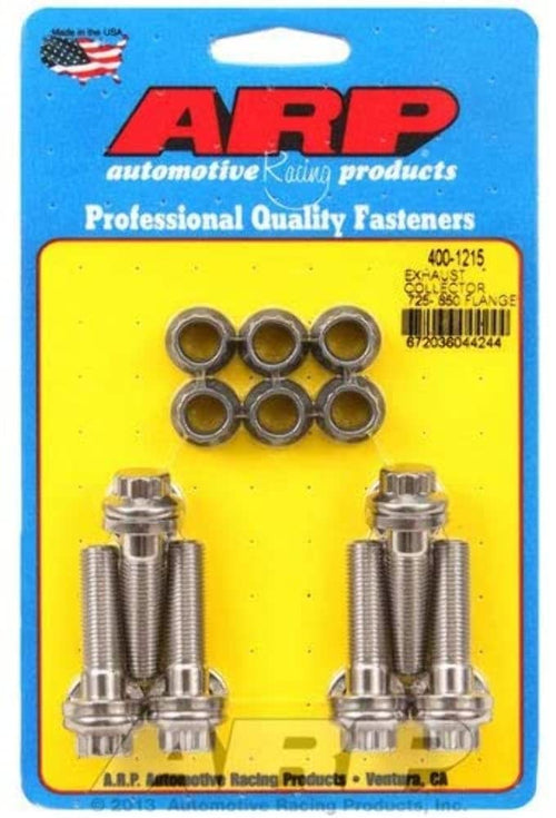 ARP Flange Bolt kit 400-1215 (Exhaust collector .725-.850 flange)