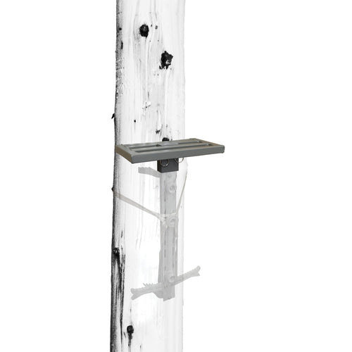 Hawk Lightweight Tree Stand, Small Platform Hunting Gear Mounts to Helium Sticks, Foot Rest for Mobile Hunters, Quiet Step, 10 x 6 Inch