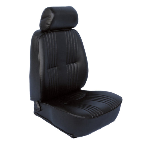 ProCar 80-1300-51R by Scat PRO-90 Series 1300 Black Vinyl Right Recliner Seat with Headrest