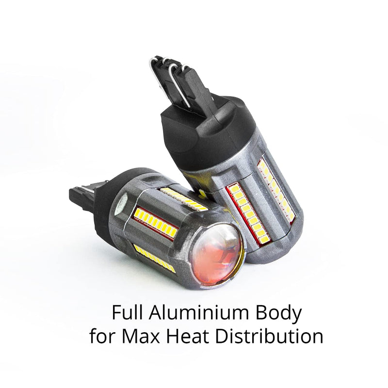 XKGLOW 2pc White XK7443-W Auto Bulb