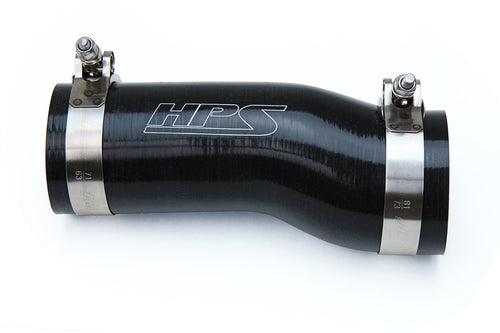 Black HPS Performance 57-1595-BLK Silicone Air Intake Hose Kit Post MAF Tube, 1 Pack
