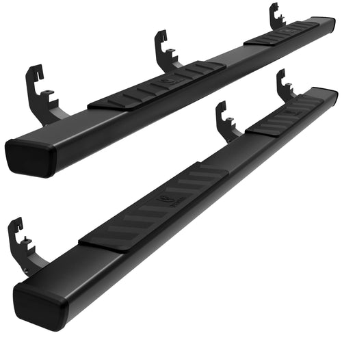 4" Tyger Auto Riser Running Boards Compatible with 2015-2026 Chevy Colorado GMC Canyon | Crew Cab | TG-RS2C40018 | Side Step Rails Nerf Bars