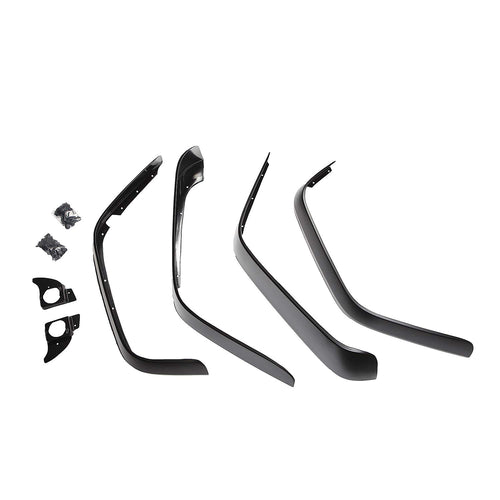 All Terrain Flat Fender Flare Kit | Rugged Ridge, 4 Piece | 11620.10 | Fits 2007-2018 Jeep Wrangler JK